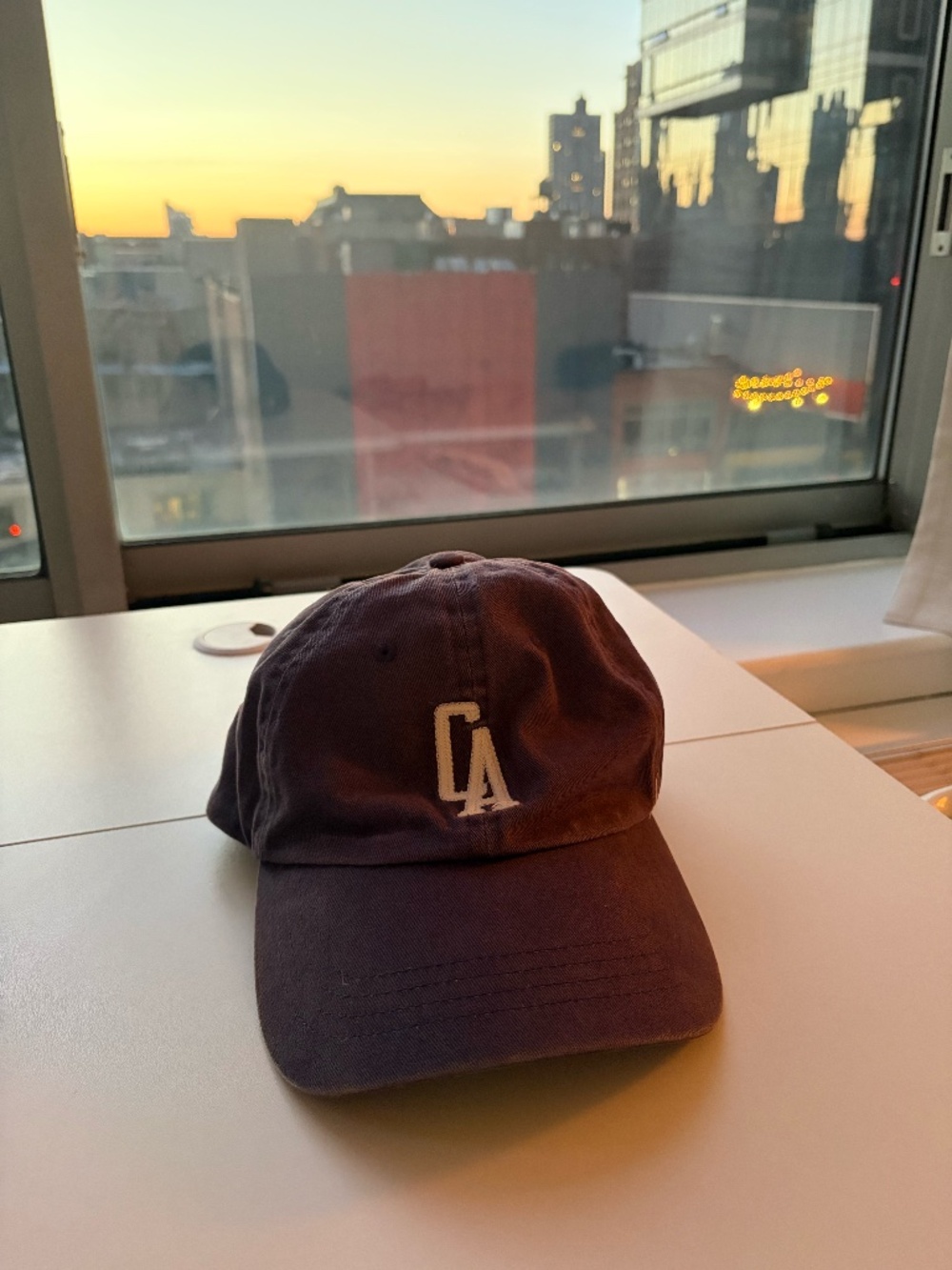 Cotton On Navy Blue CA Baseball Cap Adjustable Strap